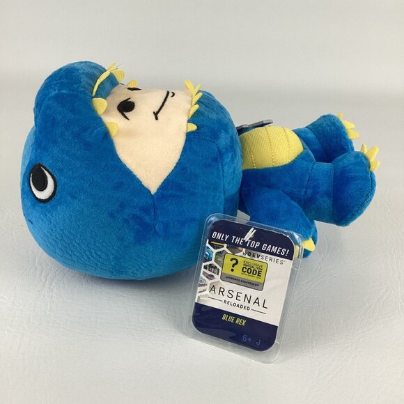 Roblox DevSeries Arsenal Reloaded Blue Rex 9" Plush Stuffed Animal Doll Toy 2022 - Picture 5 of 9